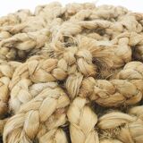 Pouf vintage en corde