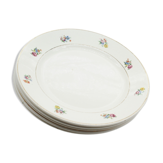 Lot of 4 Badonviller porcelain plates