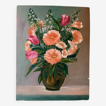 Tableau bouquet de fleurs