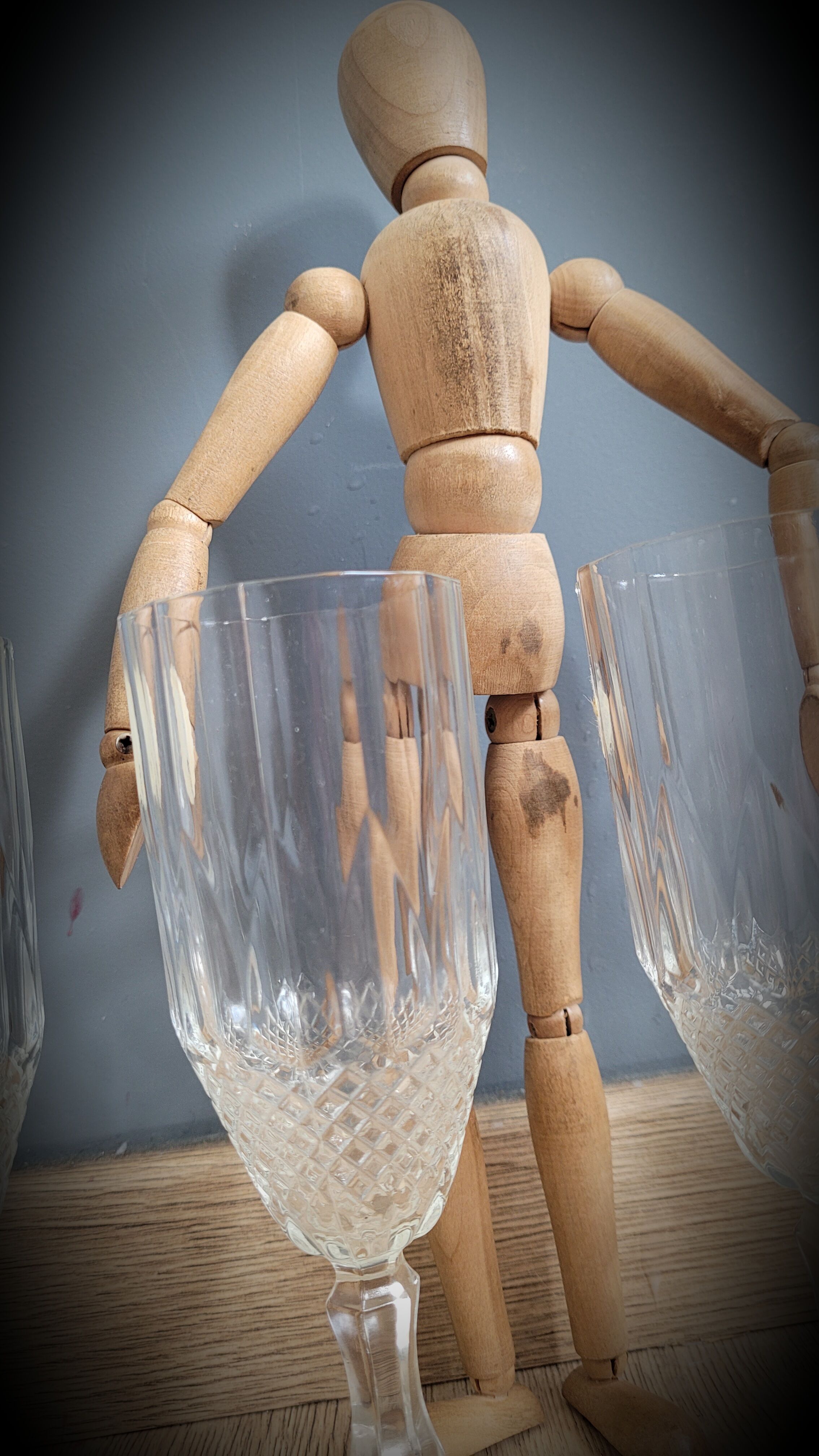 Set 4 glasses champagne