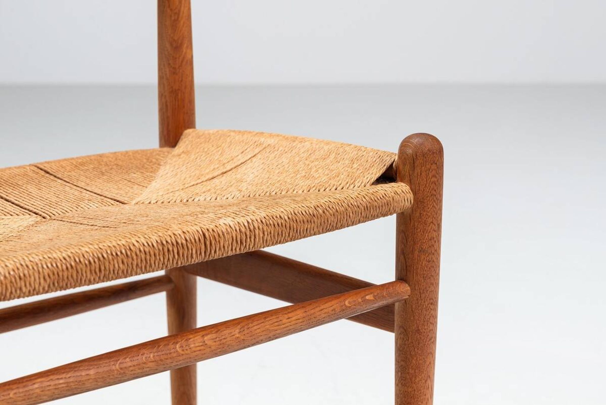 Hans Wegner model CH36 dining chairs in oak Carl Hansen & Son Denmark 1970