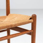 Hans Wegner model CH36 dining chairs in oak Carl Hansen & Son Denmark 1970