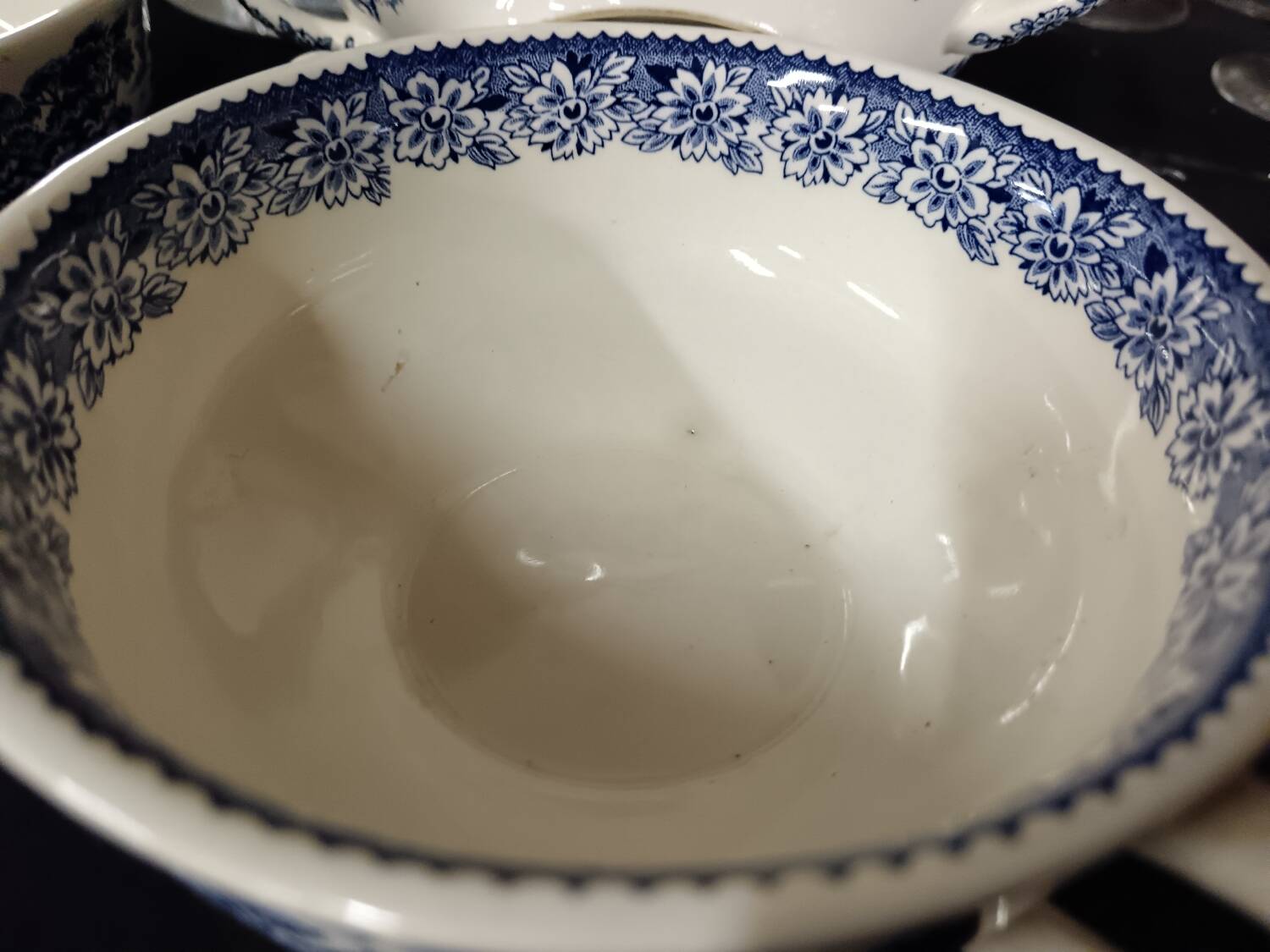 Set of 4 English "Grindley Stafffordshire" stock bowls