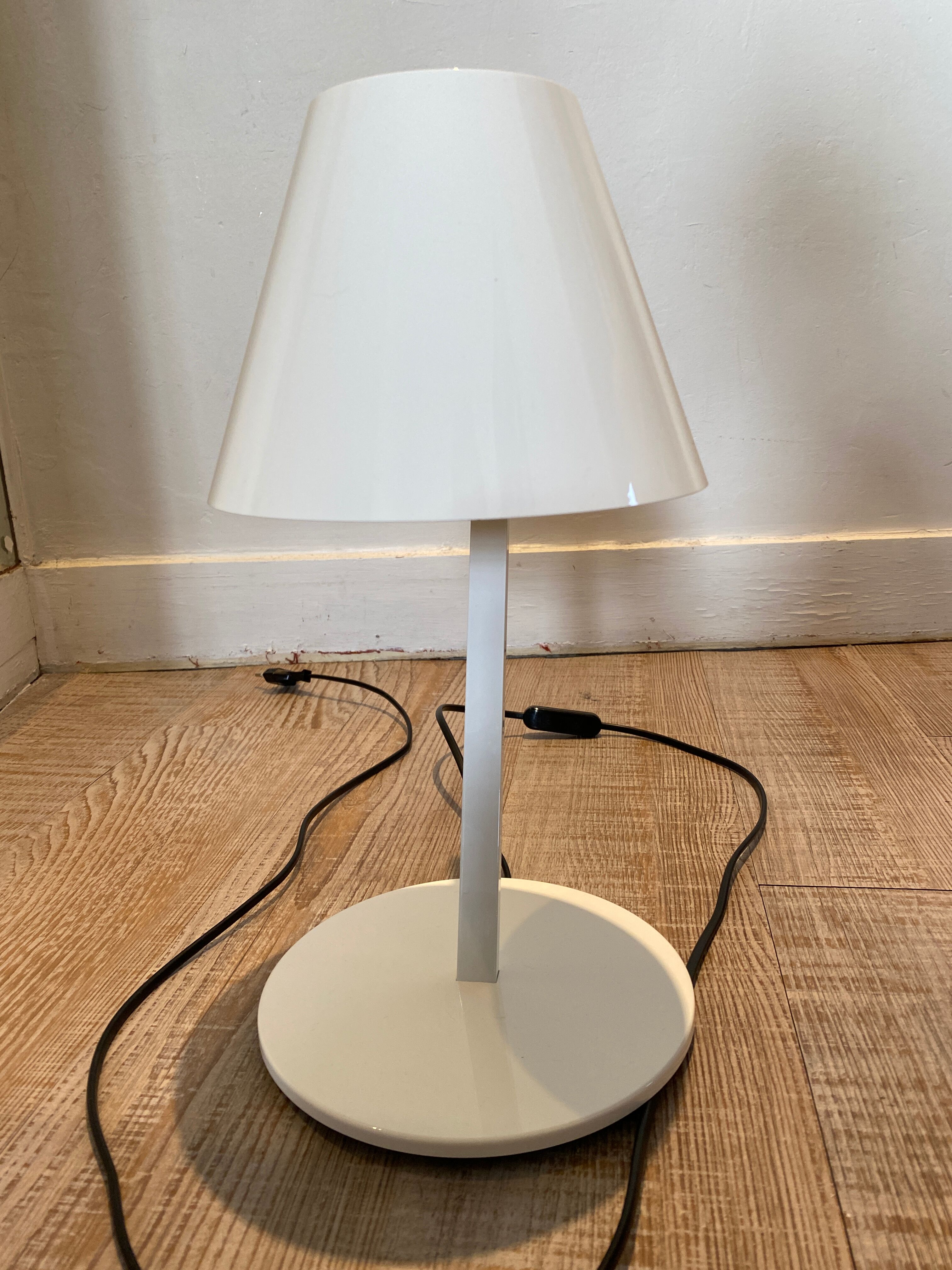 White Artemide lamp