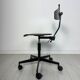 1/6 1950s vintage black architect desk chair by Jørgen Rasmussen for Labofa