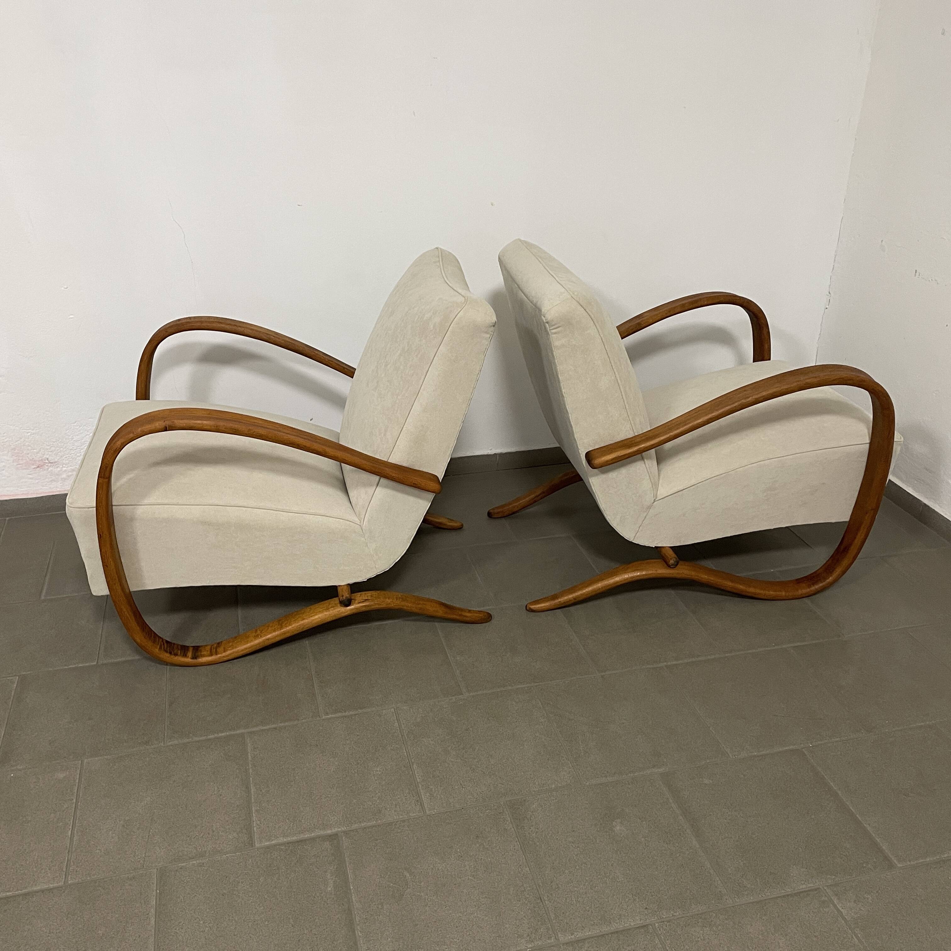 Set of two armchairs Halabala H269