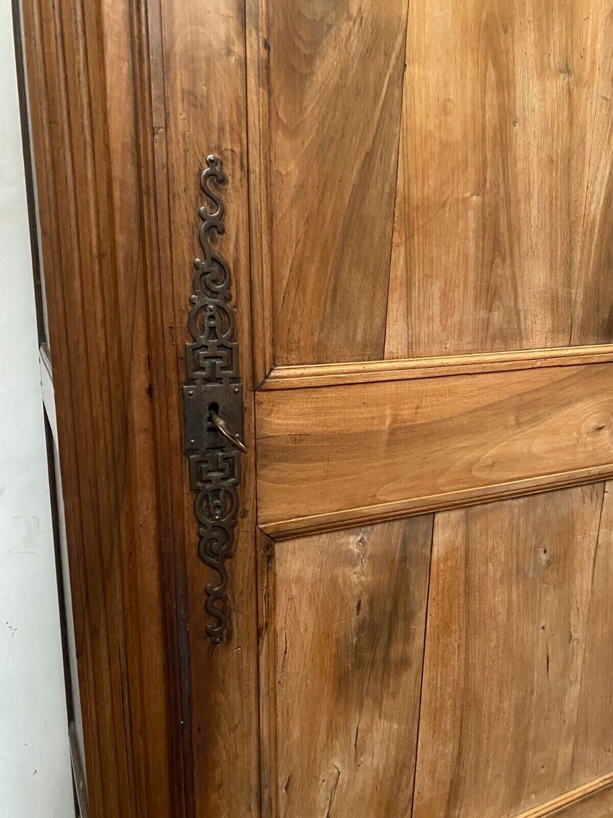 Louis XV style gendarme hat bonnet in 19th century cherry wood