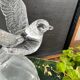 Crystal paperweight "the flight of the bird"