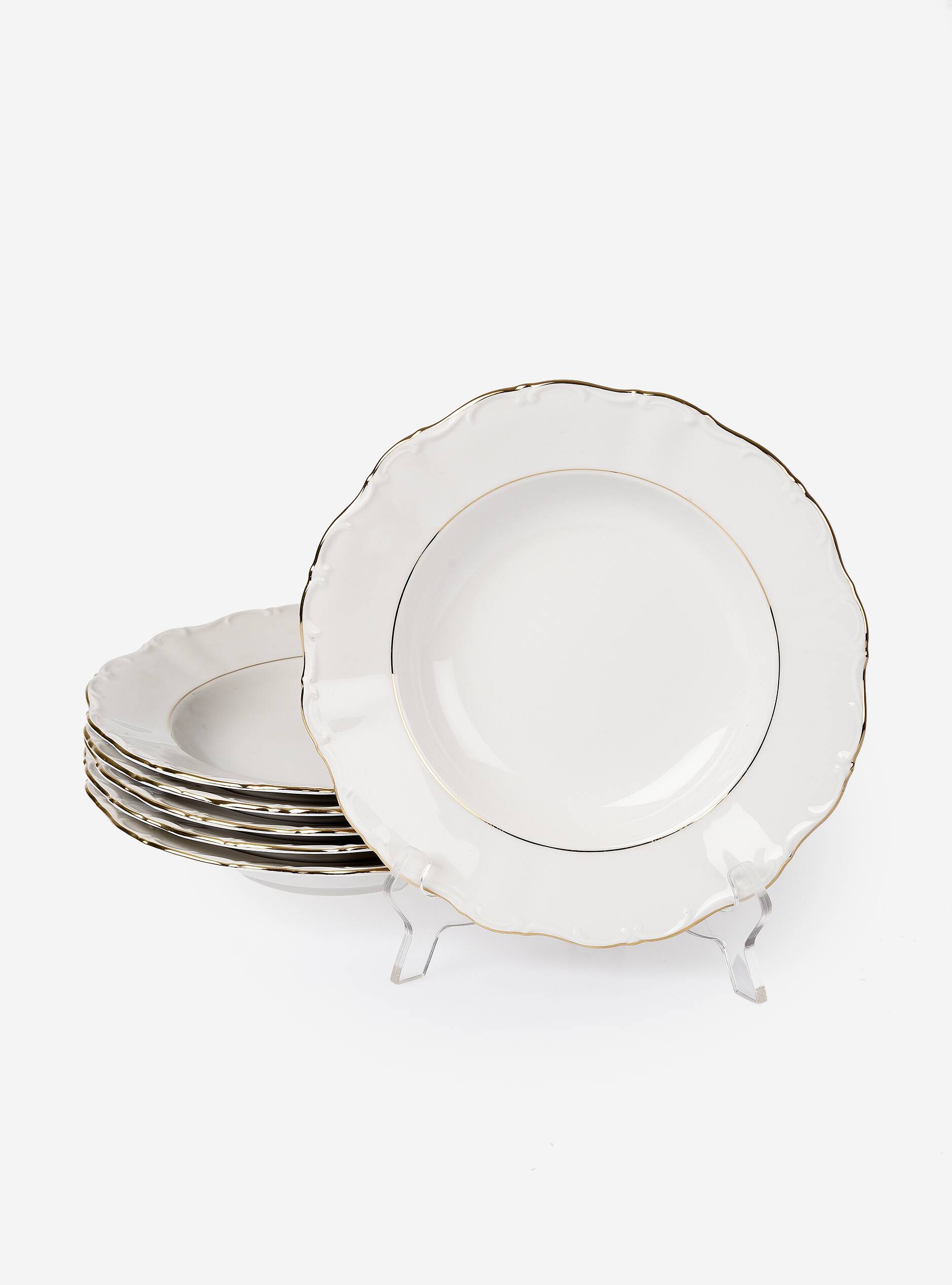 Ensemble de 6 assiettes creuses SELTMANN WEIDEN BAVARIA