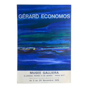 Affiche en lithographie de gérard