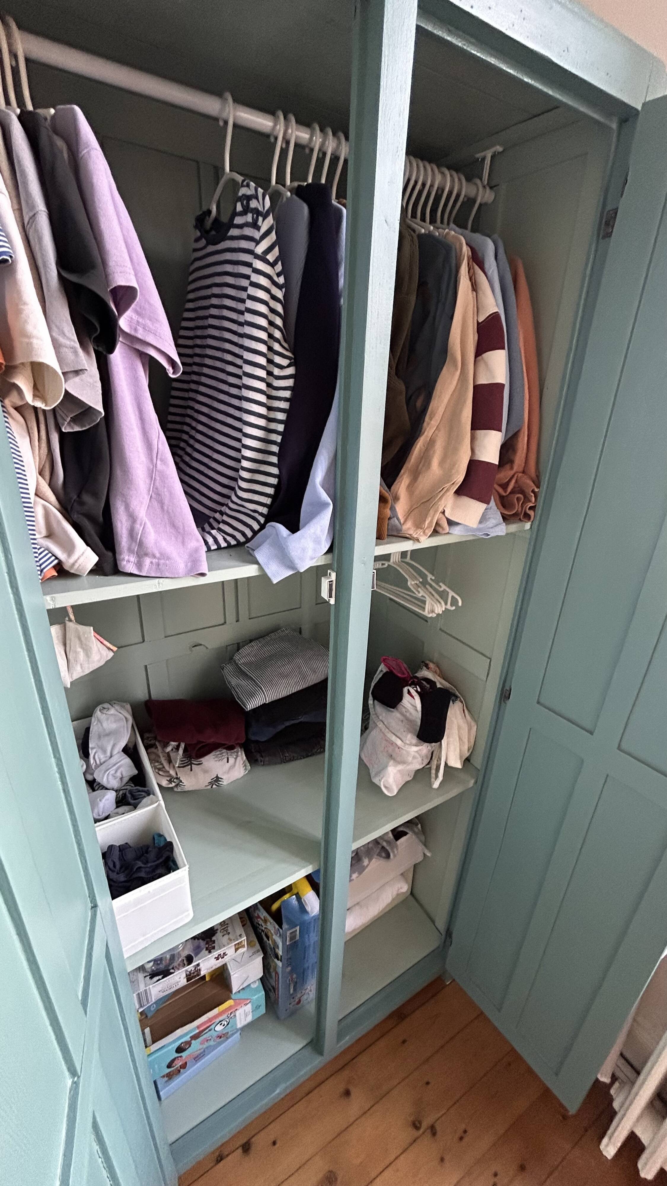 Vintage Parisian antique wardrobe