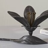 Cendrier decoratif fleurs amovibles vintage