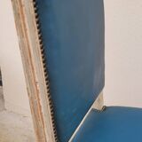 Pair of antique Louis XVI style chairs with patina