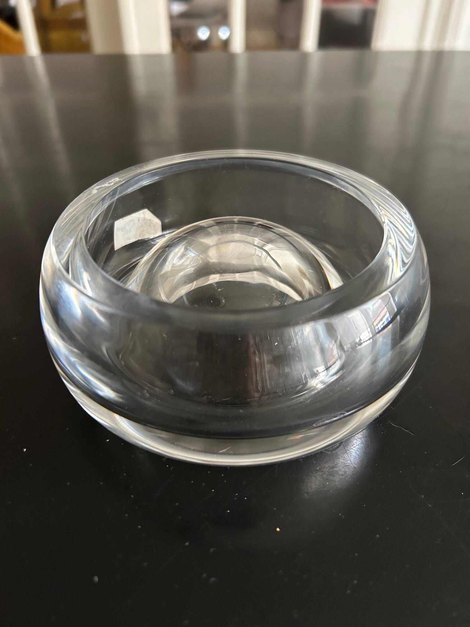 Baccarat crystal empty pocket