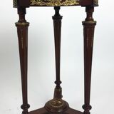 Side table Napoleon III wooden decorated with bronze
