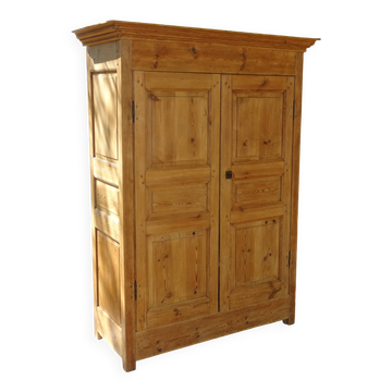 Antique solid pine cupboard