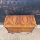 Rosewood chest of drawers with compass feet