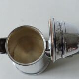 Silver-plated metal teapot