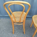 6 vintage cannees chairs old