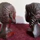 Bustes d'un couple bernard ranarison (daté de 1959) art malgache