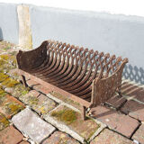 Old gate cradle with cast iron logs