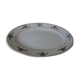 SERVING DISH OVAL E. CHARCOAL IRON EARTH SALINS ART NOUVEAU
