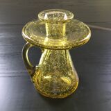 Biot glass candlestick