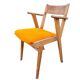 Fauteuil pieds compas design vintage année 50