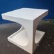 Vintage Authentic Vintage Fiberglass Cubic Side Table