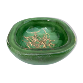 Venini green glass ashtray  Italy Toni Zuccheri Murano Giade 1960
