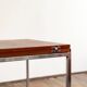 Table extensible par Wilhelm Renz en teck et chrome, Mid Century design