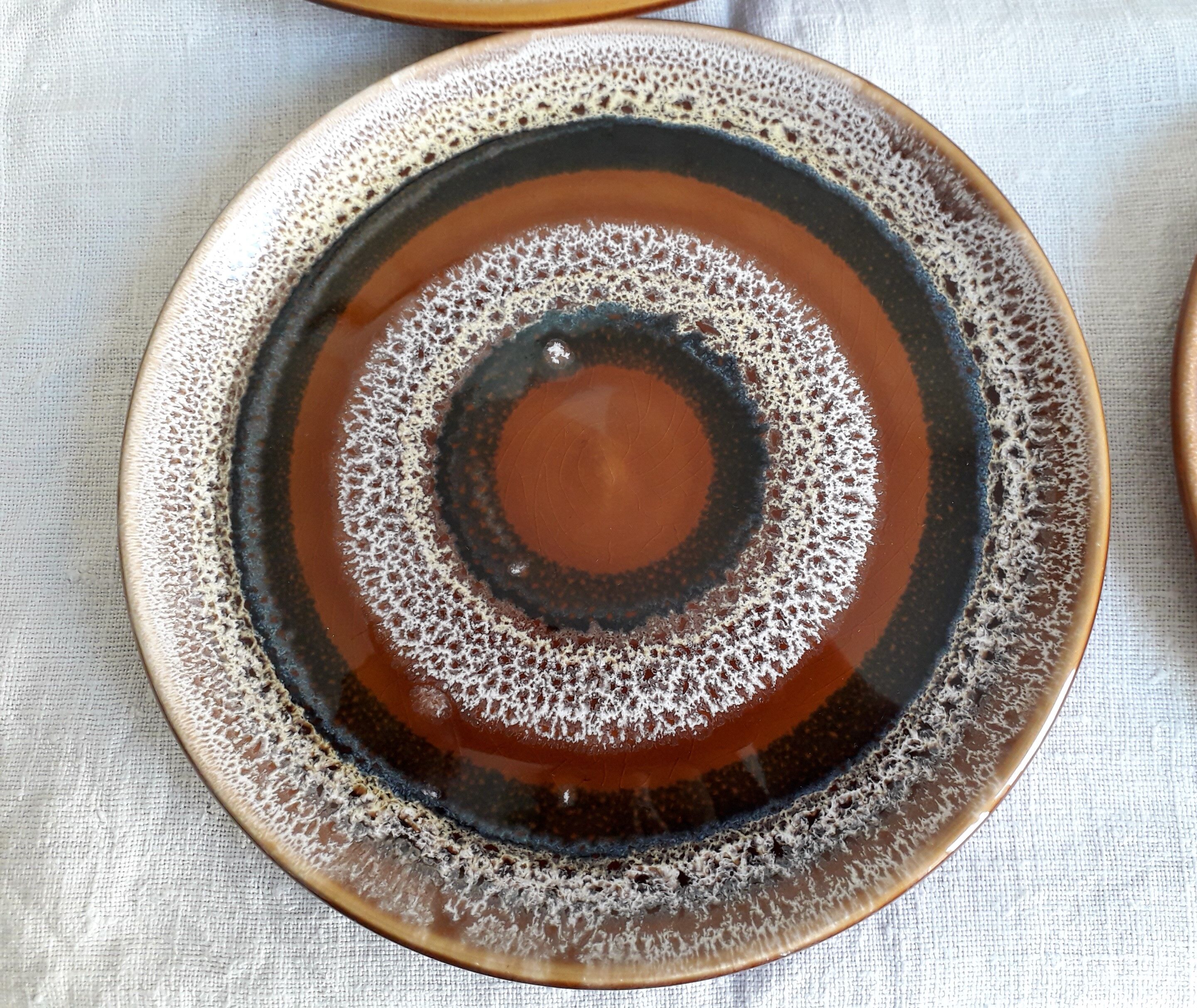 Plates Sarreguemines model "hawaii"