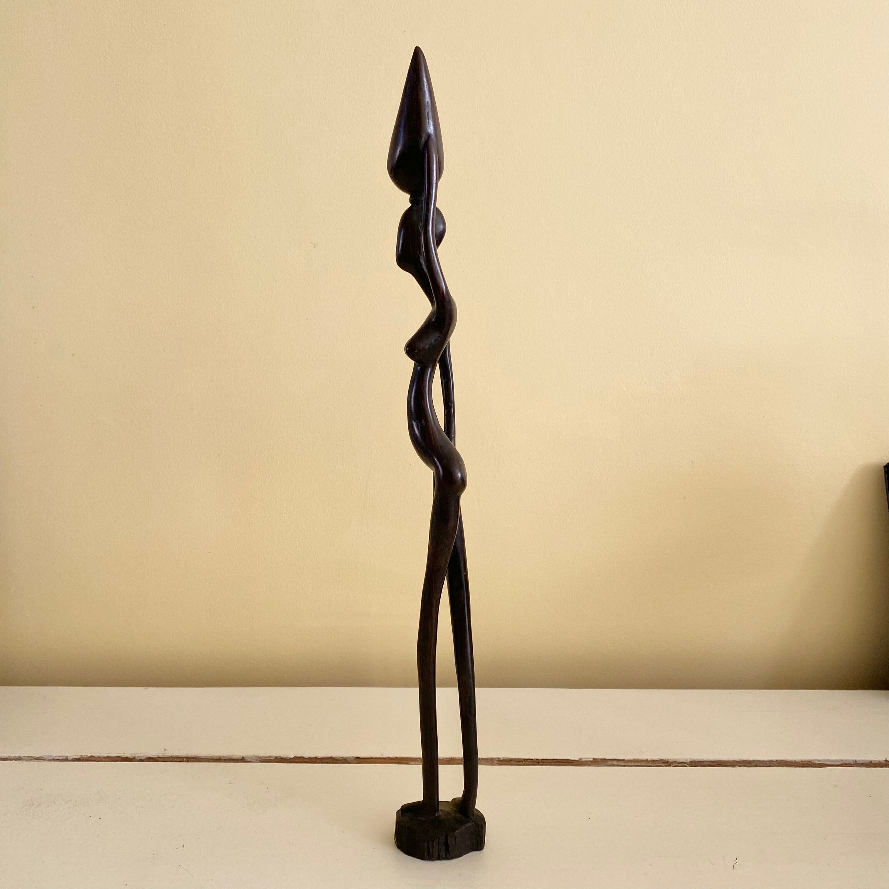 Ancient wooden statue