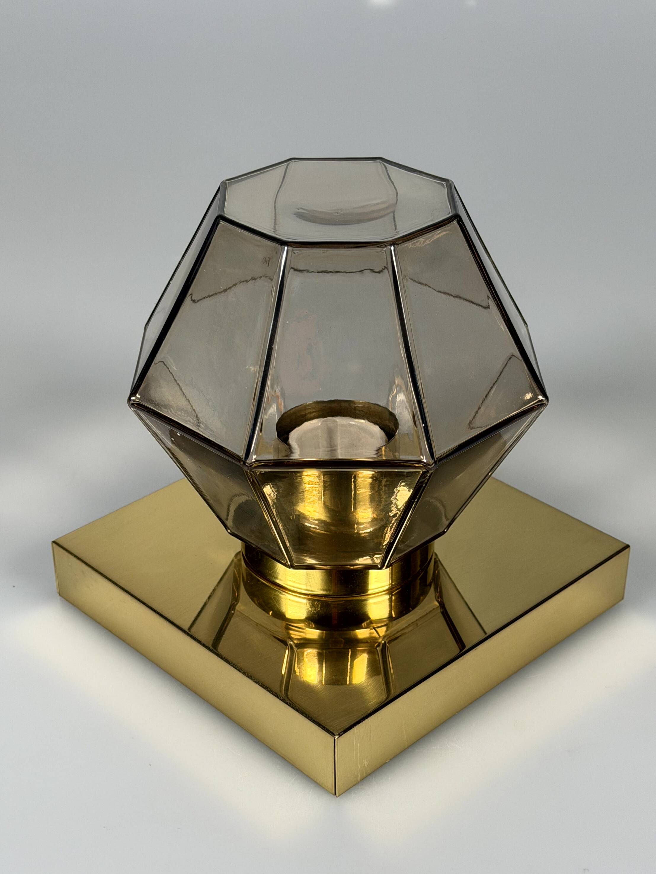 1960s 1970s Wall Sconce Wall Light from Glashütte Limburg Germany Design