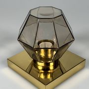 1960s 1970s Wall Sconce Wall Light from Glashütte Limburg Germany Design