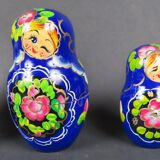 Matryoshka (USSR) in lacquered painted birch