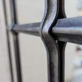 Antique industrial mirror