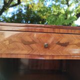 Table chevet marqueterie