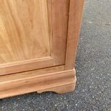 Louis Philippe rustic buffet, vintage, renovated in wood from the 1960s.