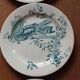 set of 10 antique earthenware plates with blue decoration from Bordeaux
