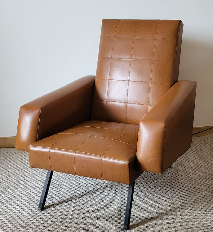 Vintage skai armchair