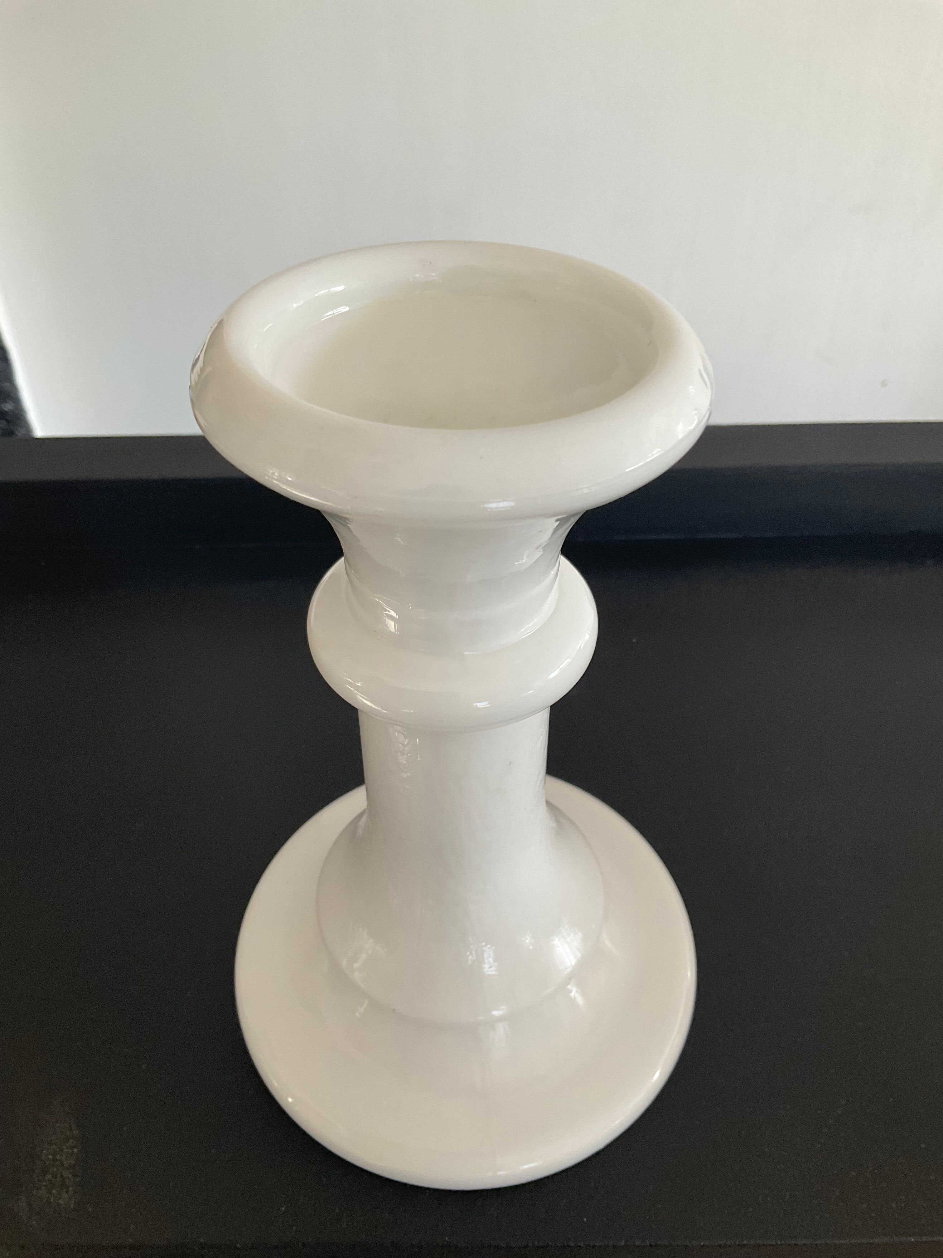 Opaline candle holder from the 50s