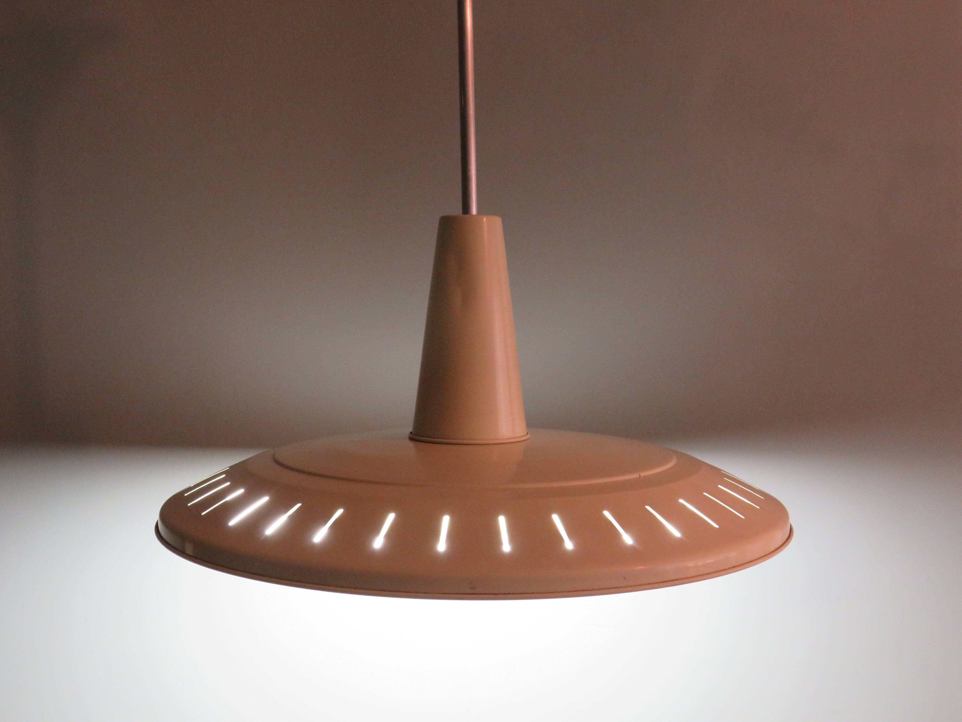 Vintage suspension lamp, Van Haute Belgium 1960