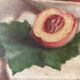 Still life with fruits, oil on canvas circa 1920