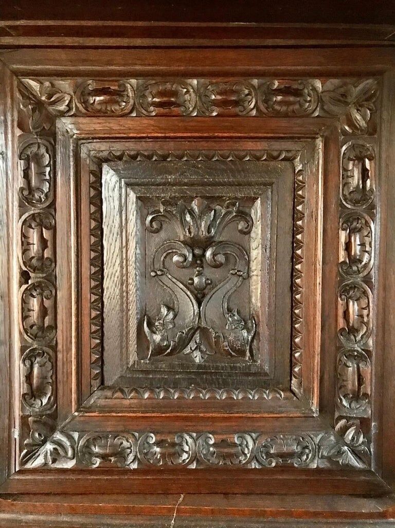 Buffet-credence cabinet deux corps renaissance 16th century france