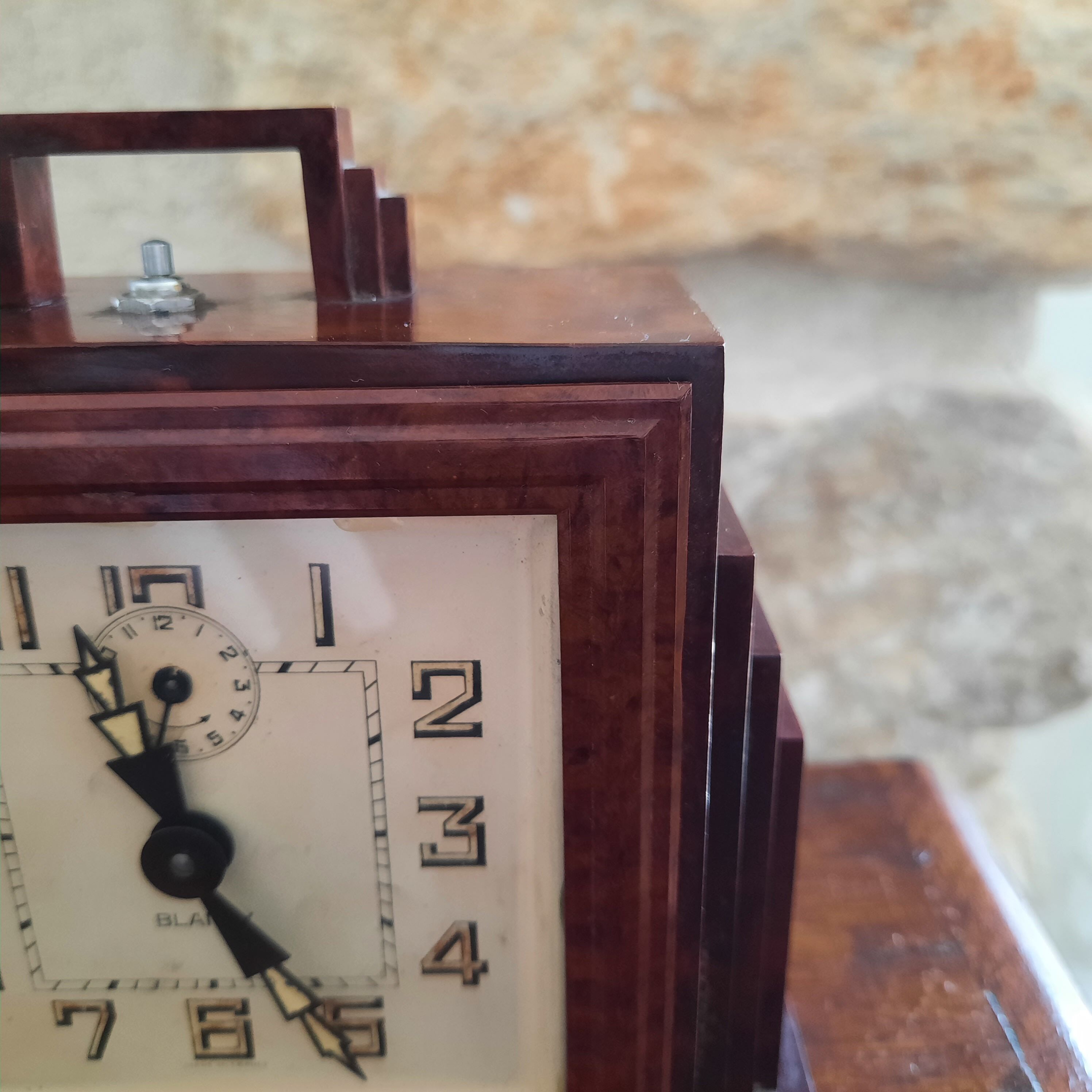 Mechanical awakening in bakelite, circa 1930, by Blangy