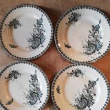 Set of 4 flat plates