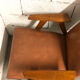 Pair of armchairs Scandinavian design feet compass vintage period 1960s