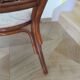 Vintage lot of 2 woven bamboo rattan armchairs - Curved wood - 1980s