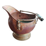 Copper coal bucket copper vase